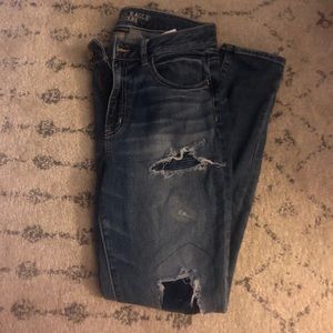 American Eagle distress jeans, size 10